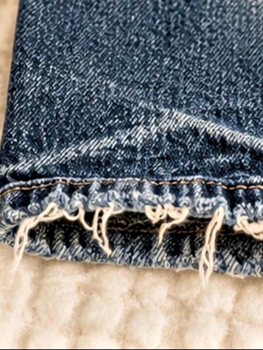 American Eagle Strigid Low-Rise Baggy Straight Jeans Size 12 - Picture 6 of 8
